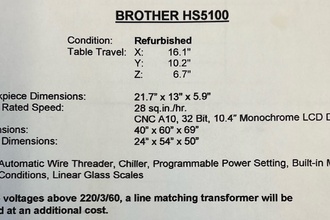 1997 BROTHER HSC-800 Wire EDM | PM Machines (7)