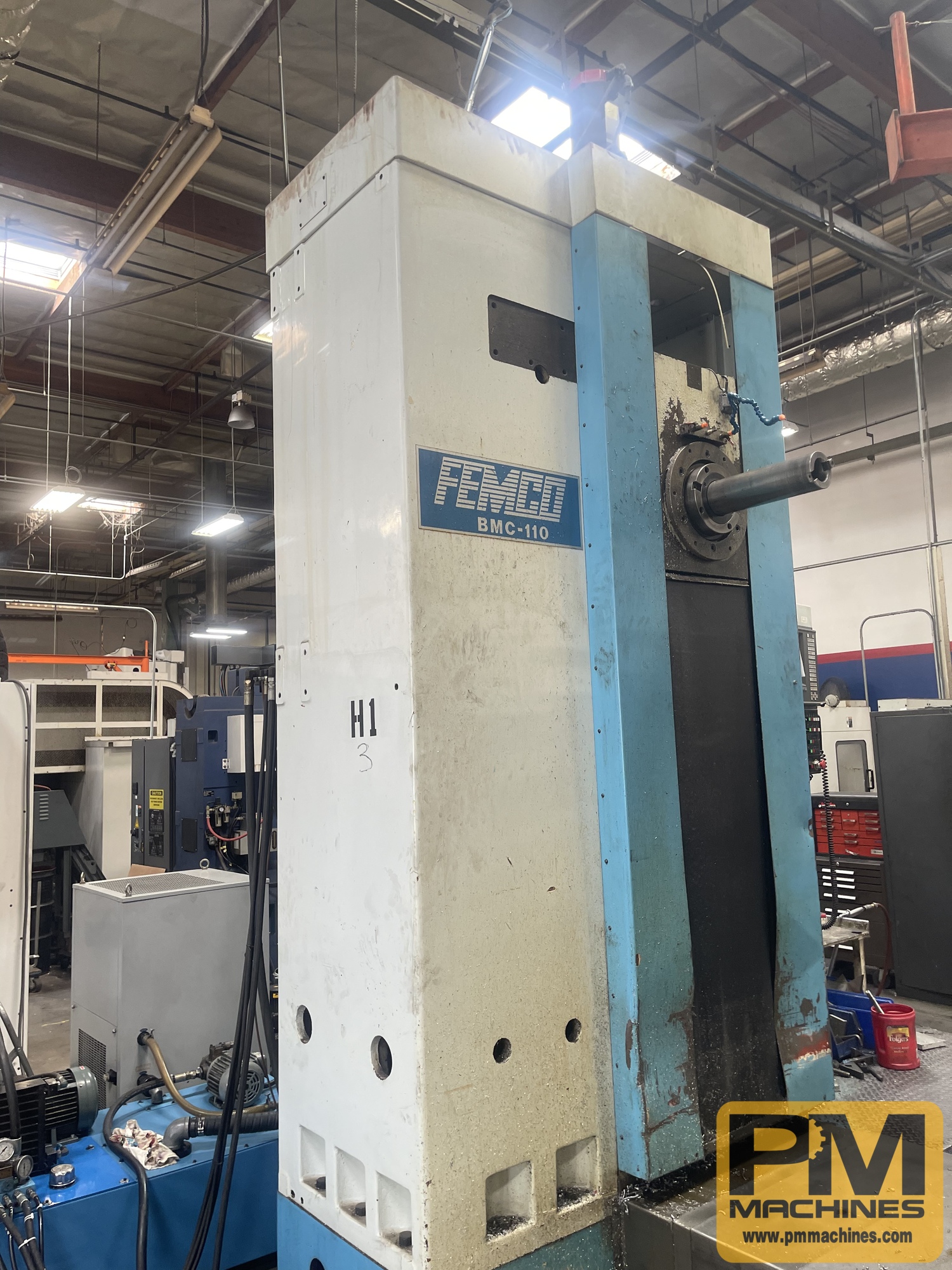 1998 FEMCO BMC-110 Horizontal Milling Center | PM Machines