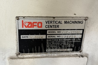 2006 KAFO 21100 Vertical Machining Centers | PM Machines (10)